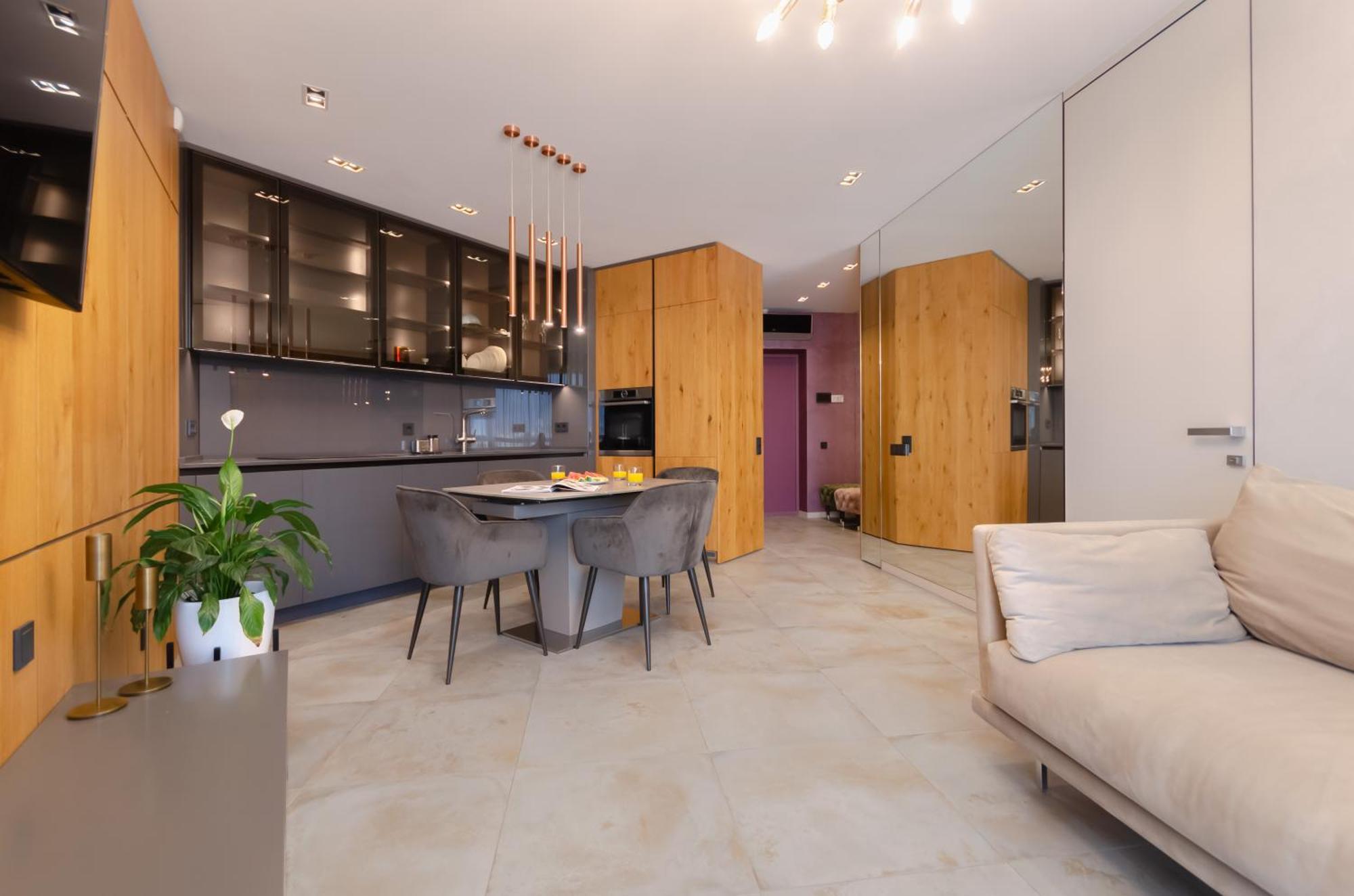 Modern New Cozy Apartment Kvartet Railway Station Kiev Exteriör bild